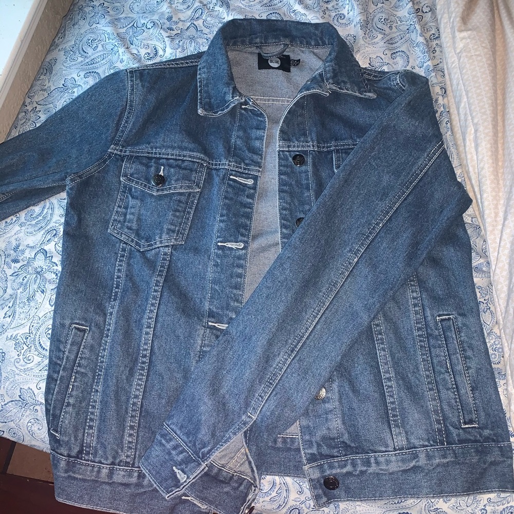 Oversized denim jacket